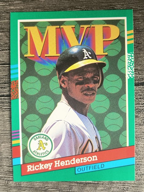1991 Donruss #387 Rickey Henderson MVP