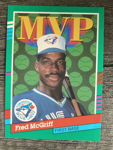 1991 Donruss #389 Fred McGriff MVP