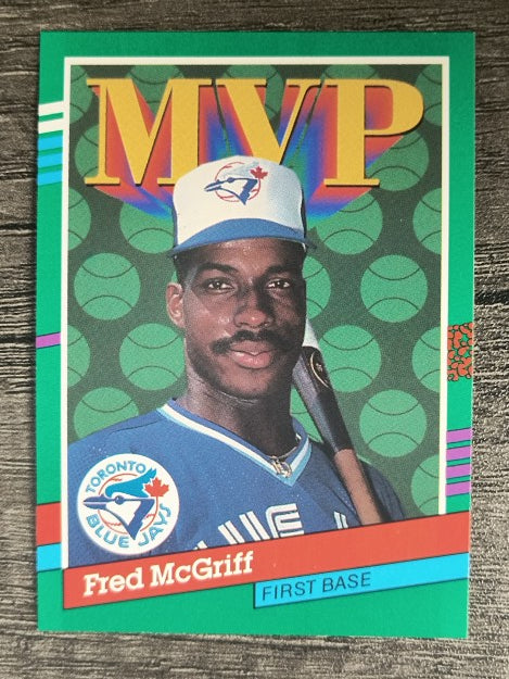 1991 Donruss #389 Fred McGriff MVP
