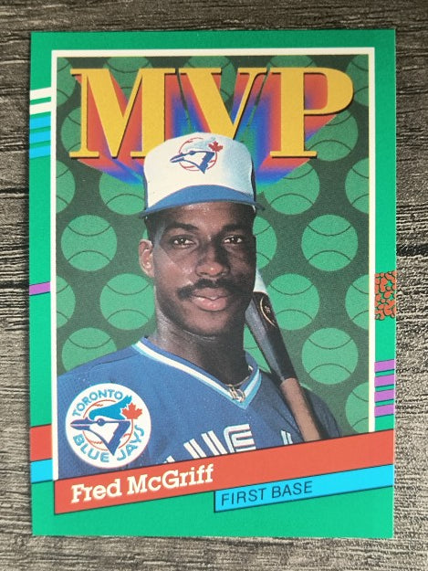 1991 Donruss #389 Fred McGriff MVP