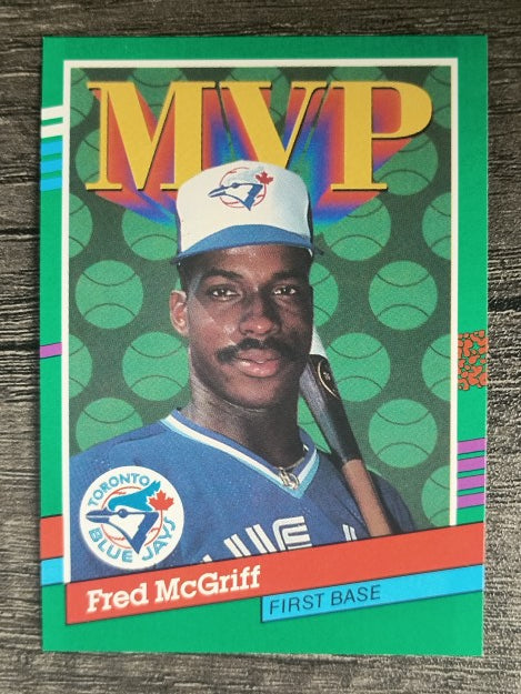1991 Donruss #389 Fred McGriff MVP