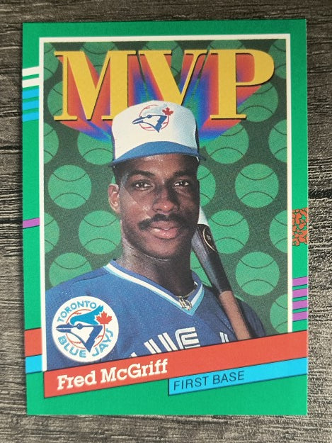 1991 Donruss #389 Fred McGriff MVP