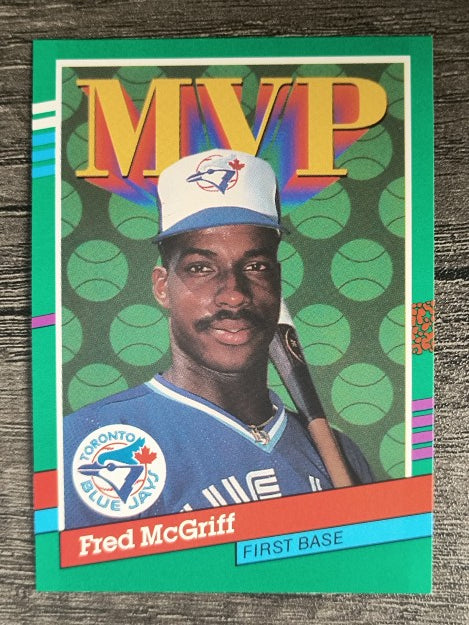 1991 Donruss #389 Fred McGriff MVP