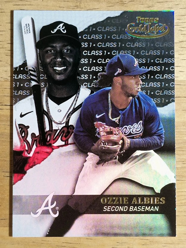 2020 Topps Gold Label Class 1 #7 Ozzie Albies