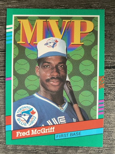 1991 Donruss #389 Fred McGriff MVP