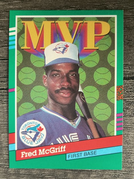 1991 Donruss #389 Fred McGriff MVP