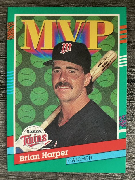 1991 Donruss #398 Brian Harper MVP