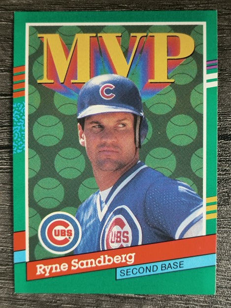 1991 Donruss #404 Ryne Sandberg MVP