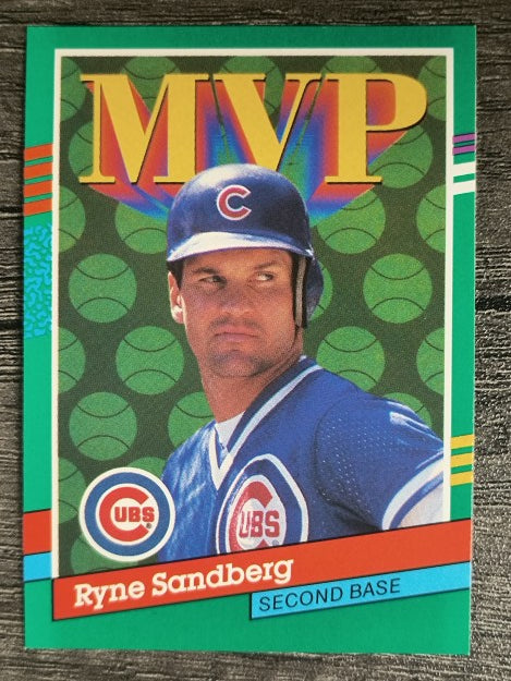 1991 Donruss #404 Ryne Sandberg MVP