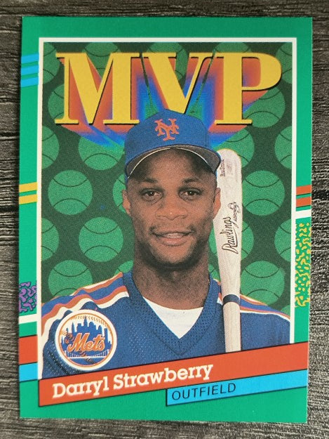 1991 Donruss #408 D. Strawberry MVP