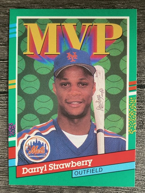 1991 Donruss #408 D. Strawberry MVP