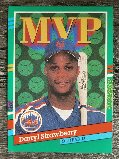 1991 Donruss #408 D. Strawberry MVP