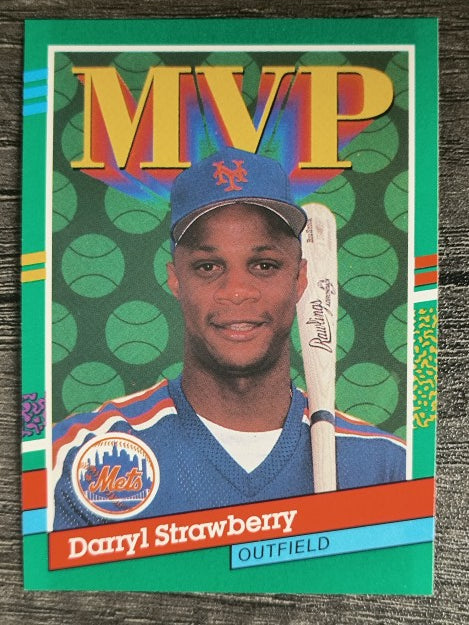 1991 Donruss #408 D. Strawberry MVP