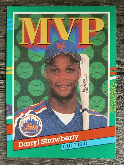 1991 Donruss #408 D. Strawberry MVP