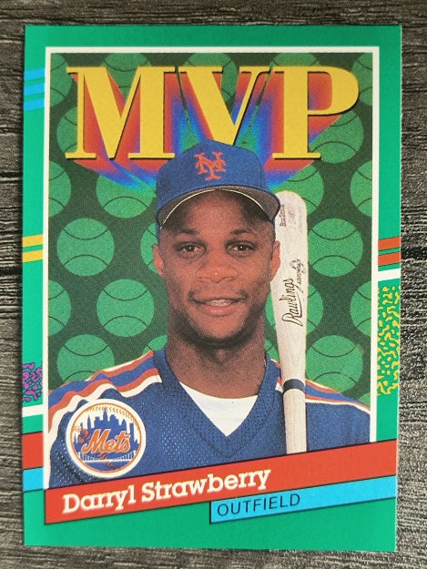 1991 Donruss #408 D. Strawberry MVP