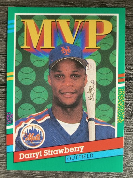 1991 Donruss #408 D. Strawberry MVP