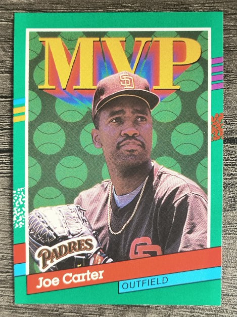 1991 Donruss #409 Joe Carter MVP