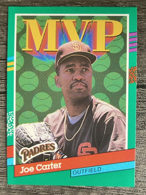 1991 Donruss #409 Joe Carter MVP