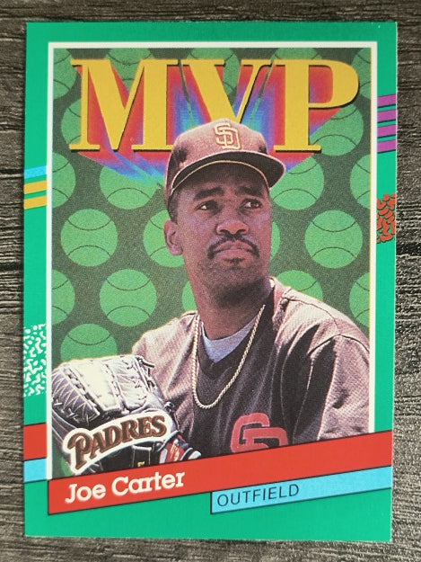 1991 Donruss #409 Joe Carter MVP