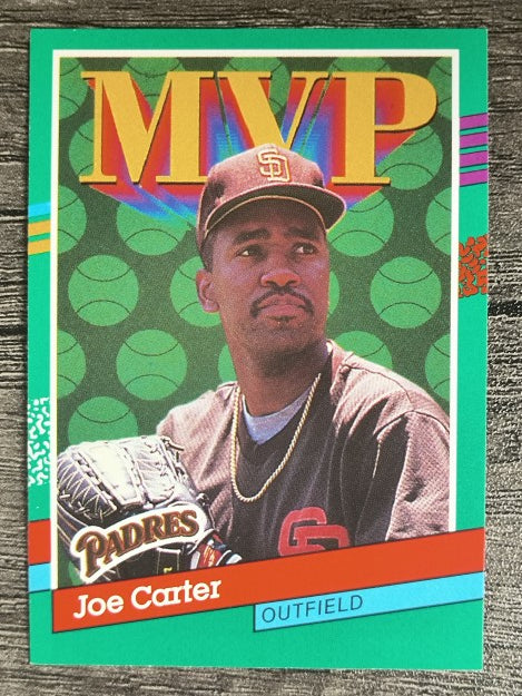 1991 Donruss #409 Joe Carter MVP