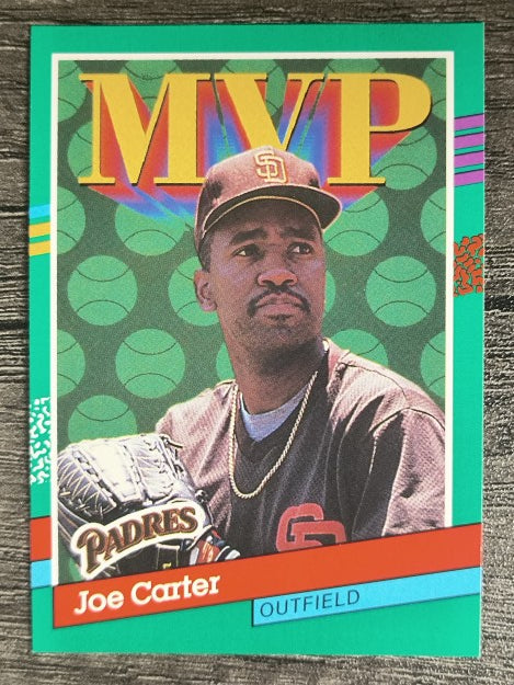 1991 Donruss #409 Joe Carter MVP