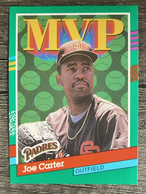 1991 Donruss #409 Joe Carter MVP