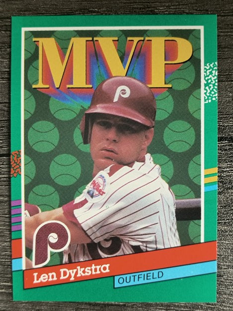 1991 Donruss #410 Len Dykstra MVP