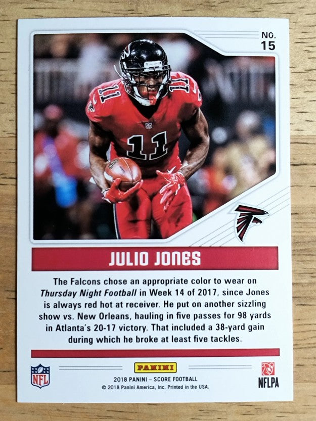 2018 Score Color Rush #15 Julio Jones