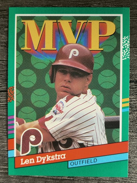 1991 Donruss #410 Len Dykstra MVP