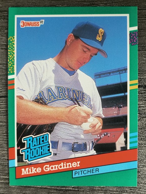 1991 Donruss #417 Mike Gardiner RR RC