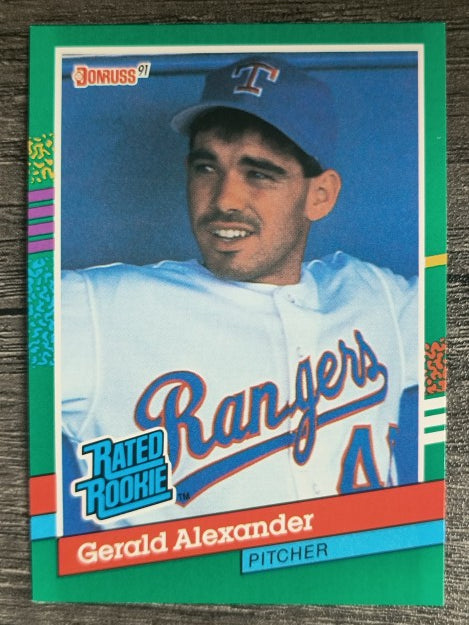 1991 Donruss #419 Gerald Alexander RR RC