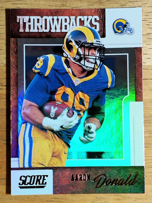 2019 Score Throwbacks #10 Aaron Donald