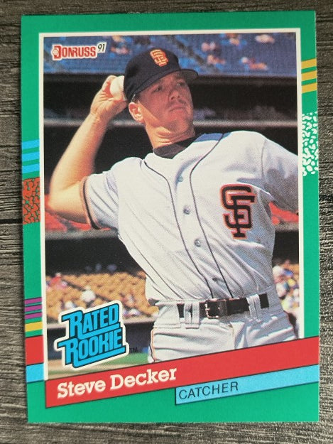 1991 Donruss #428 Steve Decker RR RC