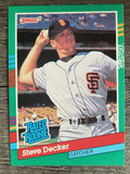 1991 Donruss #428 Steve Decker RR RC