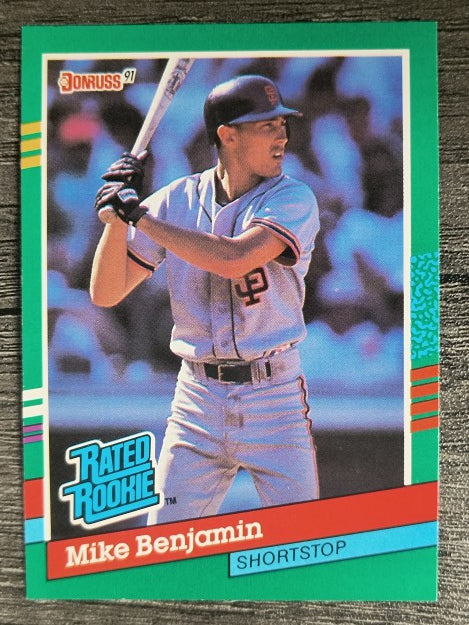 1991 Donruss #432 Mike Benjamin RR