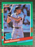 1991 Donruss #432 Mike Benjamin RR