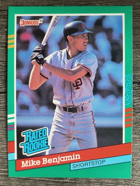 1991 Donruss #432 Mike Benjamin RR