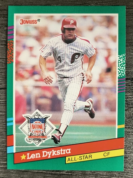 1991 Donruss #434 Len Dykstra AS