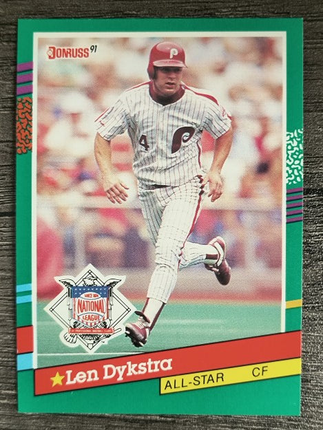 1991 Donruss #434 Len Dykstra AS