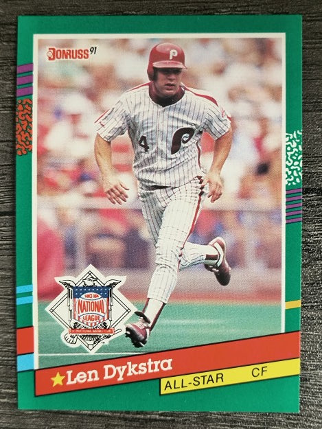 1991 Donruss #434 Len Dykstra AS