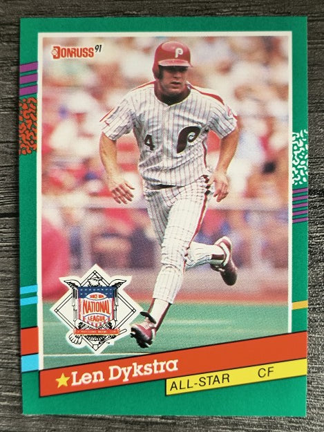 1991 Donruss #434 Len Dykstra AS