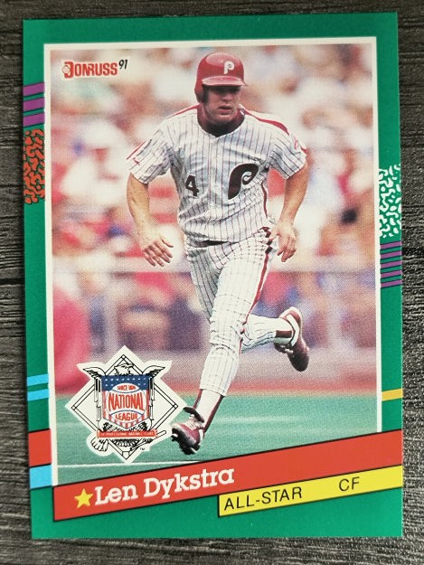 1991 Donruss #434 Len Dykstra AS