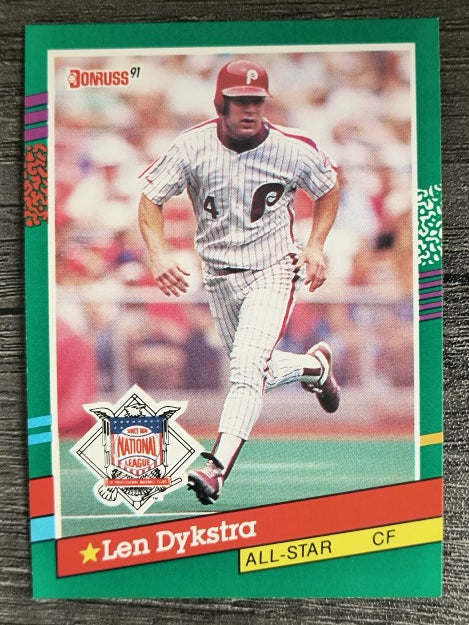 1991 Donruss #434 Len Dykstra AS
