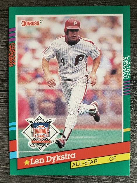 1991 Donruss #434 Len Dykstra AS