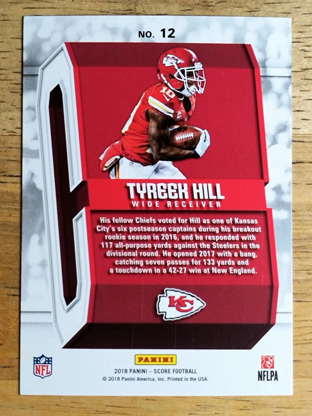 2018 Score Captains #12 Tyreek Hill