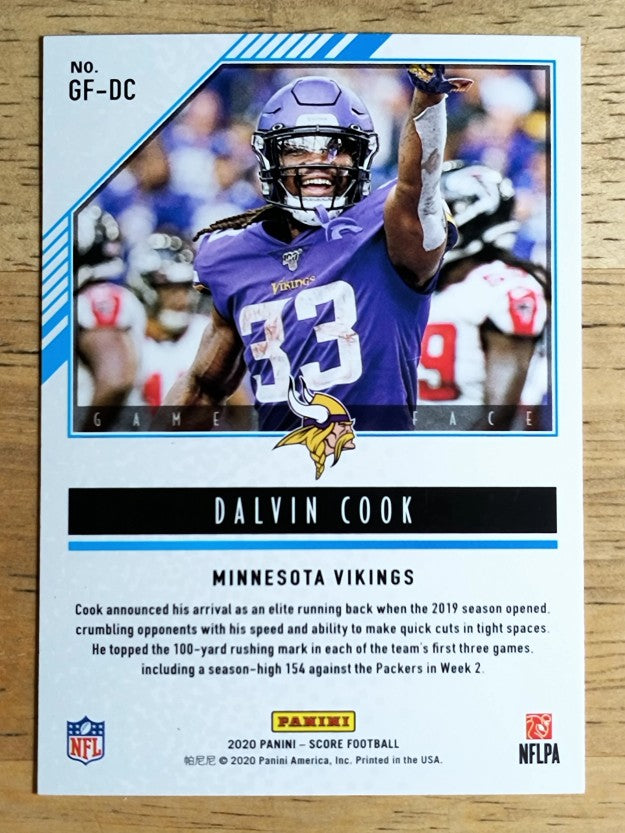 2020 Score Game Face #12 Dalvin Cook