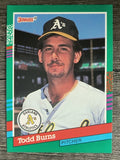 1991 Donruss #479 Todd Burns