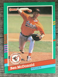 1991 Donruss #485 Ben McDonald