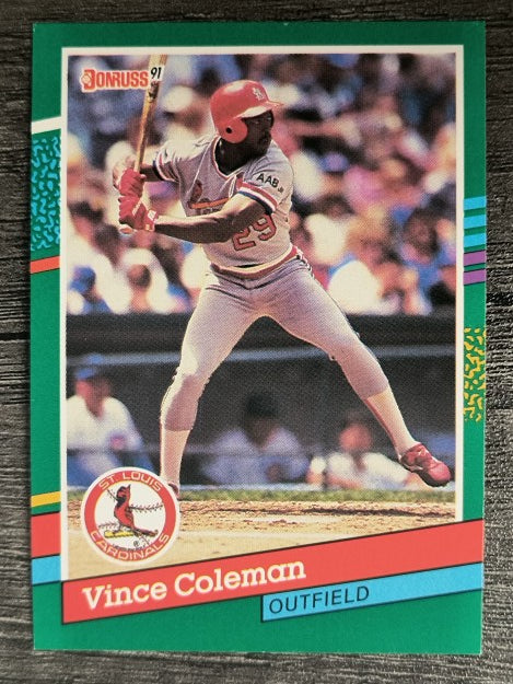 1991 Donruss #487 Vince Coleman