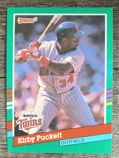 1991 Donruss #490 Kirby Puckett